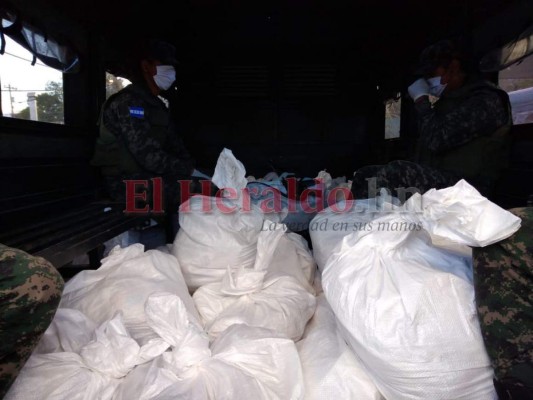 Entregan alimentos a familias hondureñas en cuarentena por coronavirus