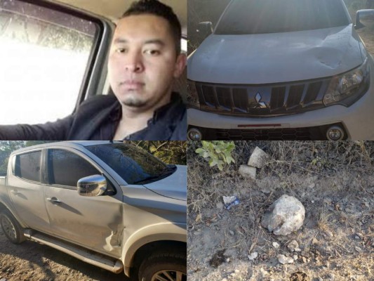 Atacan a pedradas a vehículo del alcalde de Manto, Olancho