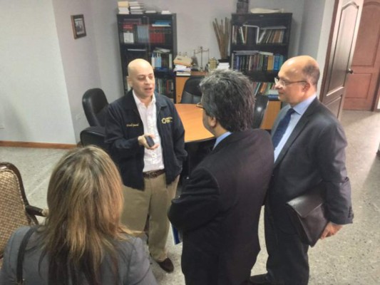 Miembros de la Maccih se reunieron con el Fiscal General de Honduras