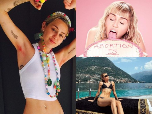 Las fotos más polémicas de la cantante Miley Cyrus