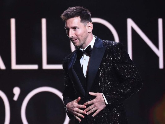 Así vivió Messi la entrega de su séptimo Balón de Oro (Fotos)