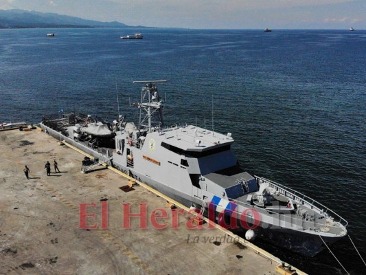 Buque patrullero José Trinidad Cabañas cuidará las fronteras y combatirá el narcotráfico