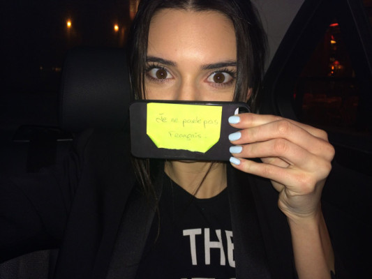 Kendall Jenner Fashion Week experience&nbsp;&nbsp;