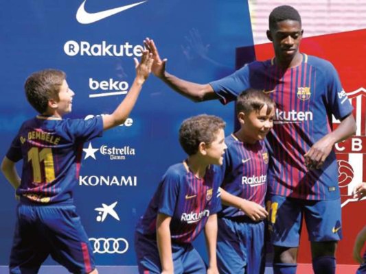 Dembelé llega al Barcelona 'para conquistar títulos' y ganarse el Mundial&nbsp;&nbsp;