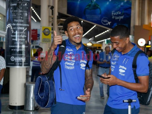 Así fue la salida de la Selección de Honduras a Paraguay