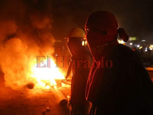 Imágenes de las protestas en La Kennedy en Tegucigalpa