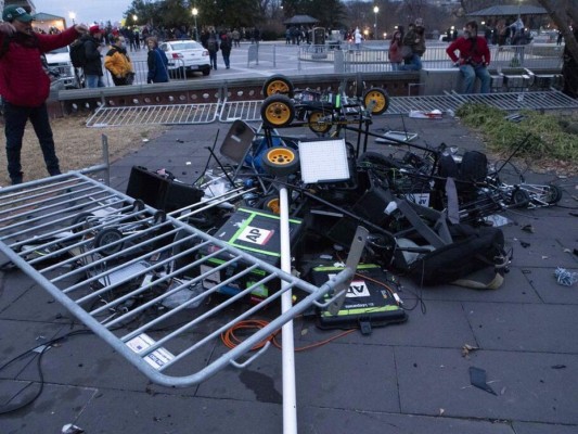 FOTOS: Los destrozos que dejó la invasión de partidarios de Trump al Capitolio