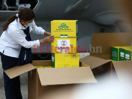 FOTOS: Honduras recibe 8 mil pruebas PCR para detectar coronavirus
