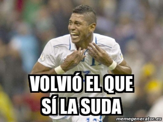 Los mejores memes del regreso de Costly a la Selección de Honduras