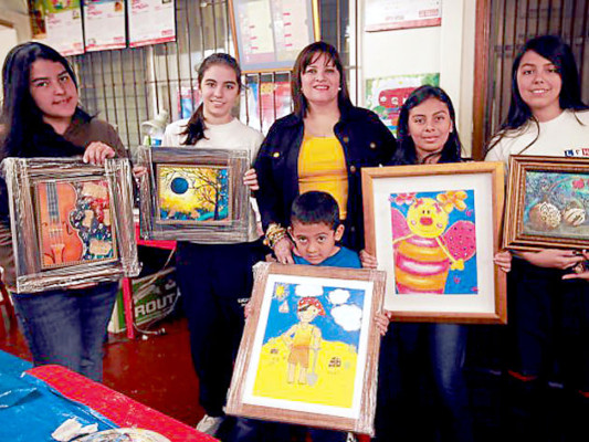 La pintura en una iniciativa de amor