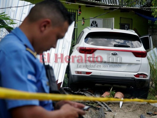 Las imágenes del asesinato de un colombiano y el secuestro de una mujer en San Pedro Sula