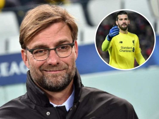 Klopp espera el regreso rápido del portero brasileño Alisson