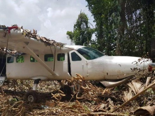 Trasladan a Tegucigalpa narcoavionetas halladas en el departamento de Gracias a Dios