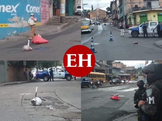 Los paquetes con restos de cerdo dispersos en la capital: ¿Broma de mal gusto o mensaje oculto? (FOTOS)