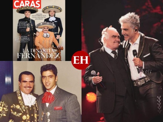 Los momentos más emotivos entre Alejandro y Vicente Fernández (FOTOS)
