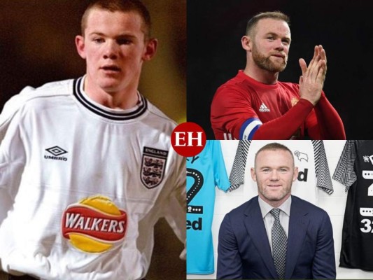 FOTOS: Este es el cambio físico de Wayne Rooney a través del tiempo