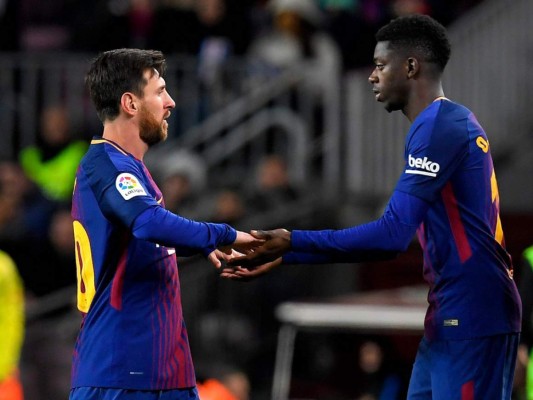 Dembélé, de nuevo lesionado, estará de baja entre 'tres y cuatro semanas'