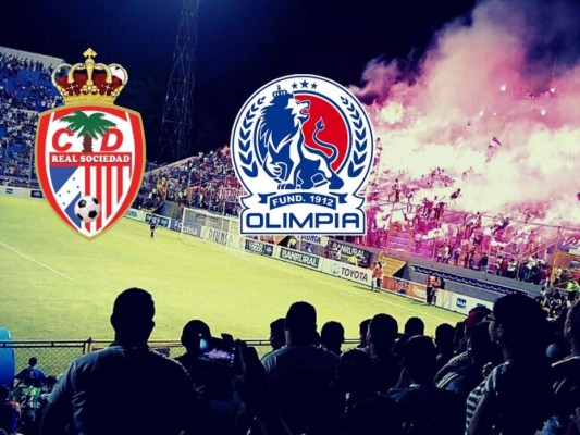 Jornada 1: Olimpia venció 4-2 a la Real Sociedad en el Morazán