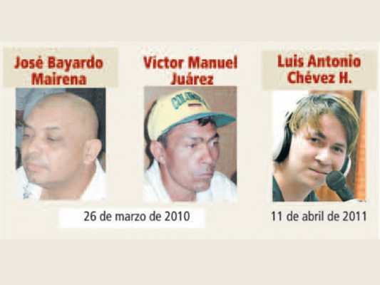 Ellos son los 23 comunicadores asesinados desde 2010