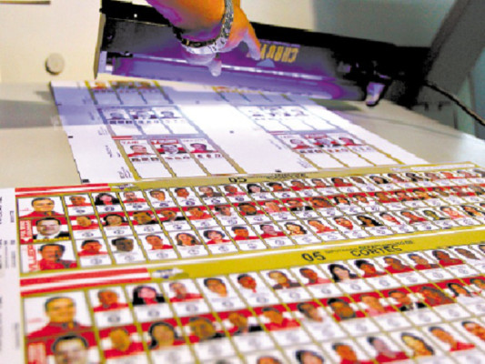 Termina impresión de papeletas del Partido Liberal