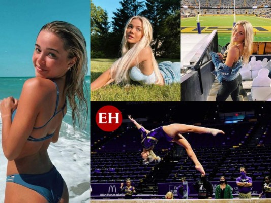 Olivia Dunne, gimnasta que podría convertirse en la primera atleta de $1 millón (FOTOS)
