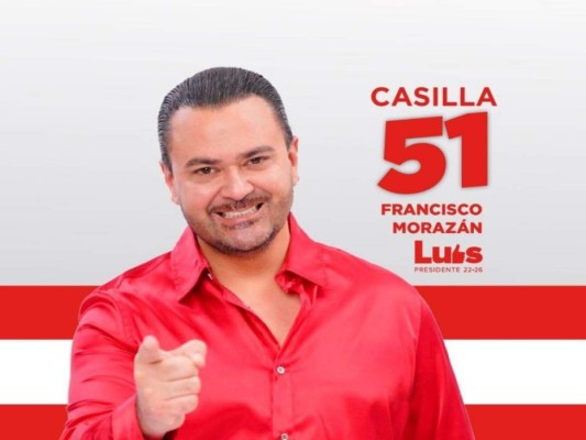 Rostros de precandidatos liberales que buscan convertirse en diputados de Francisco Morazán