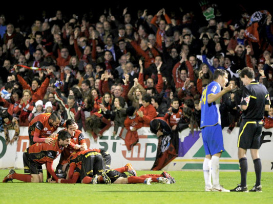 Mirandés derriba otro gigante y está en semifinales