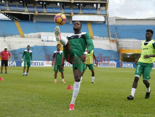 El delantero colombiano del Marathón Yustin Arboleda sigue siendo duda para enfrentar a Olimpia&nbsp;&nbsp;