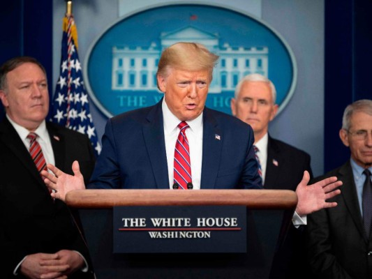 Trump descarta decretar cuarentena general y obligatoria en todo EEUU&nbsp;&nbsp;