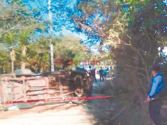 Dos niños mueren en aparatoso accidente en Comayagua