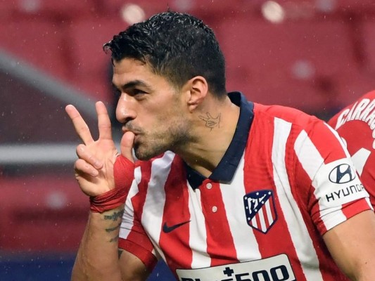 Luis Suárez se reencuentra con el gol y el Atlético sigue líder&nbsp;