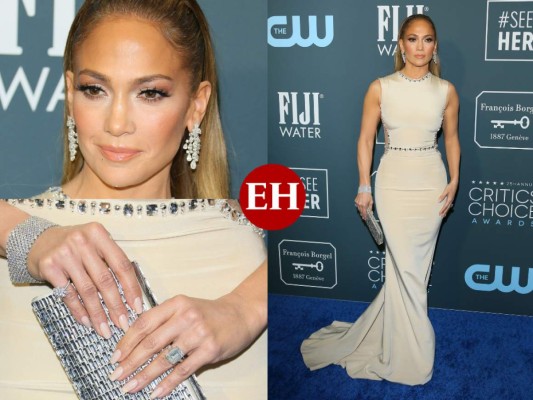 El deslumbrante vestido de Jennifer López en los Critics Choice Awards 2020