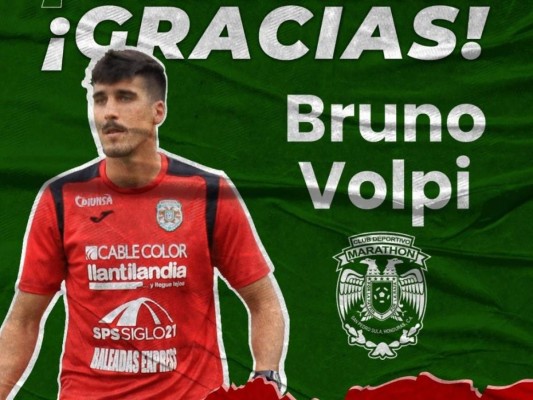 Bruno Volpi se une a la bajas en Marathón