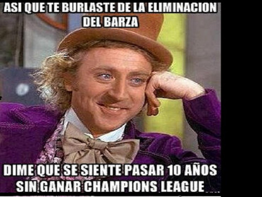 Avalancha de burlas por la eliminación del Real Madrid