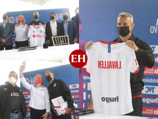 Así fue la presentación de Pablo Lavallén como nuevo técnico del Olimpia