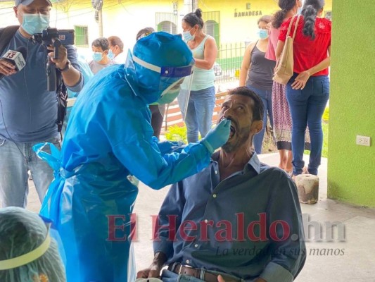 Honduras: en un 54% crece la aplicación de pruebas PCR durante el mes de enero