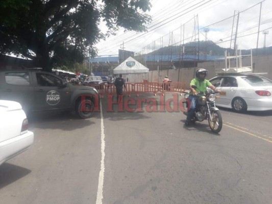 Accesos al Estadio Nacional están cerrados por el clásico capitalino Motagua vs Olimpia
