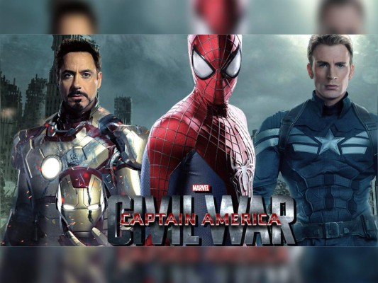 La pelea entre Spiderman y el Capitán América