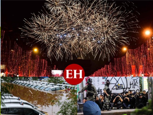 FOTOS: El mundo entró en 2020 con un estallido de júbilo