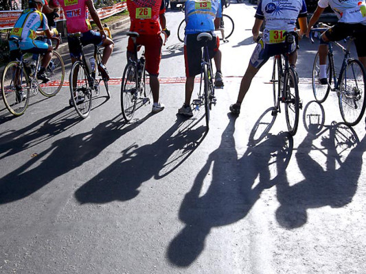 La primera vuelta ciclística de Tegucigalpa en fotos