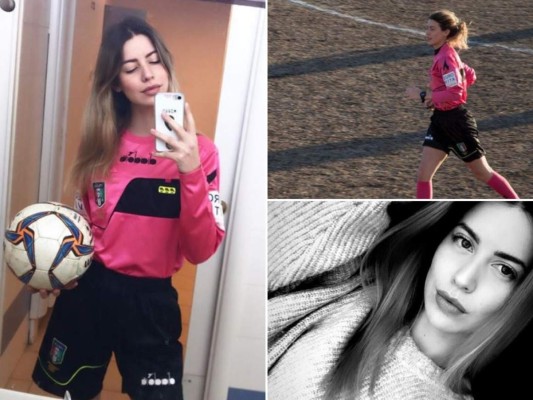 FOTOS: Ella es la árbitra italiana Giulia Nicastro, víctima de insultos misóginos por expulsar a un jugador