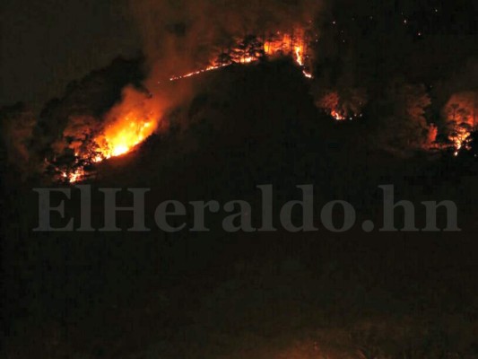 Honduras: Incendio consume cerro El Trigo en el sector de El Chimbo