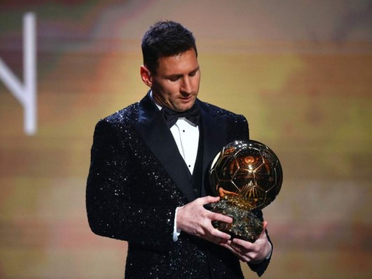 Así vivió Messi la entrega de su séptimo Balón de Oro (Fotos)