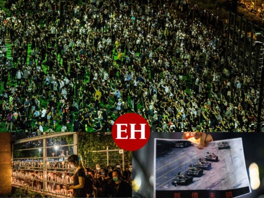 Con velas y en silencio, Hong Kong sale a las calles para recordar la masacre de Tiananmen&nbsp;&nbsp;