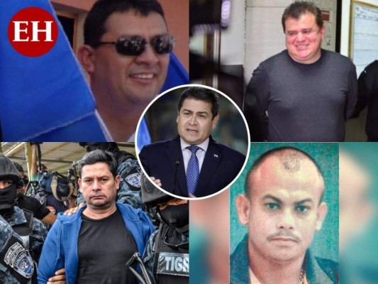 Los narcotraficantes que salpican a Juan Orlando Hernández con sus declaraciones (FOTOS)