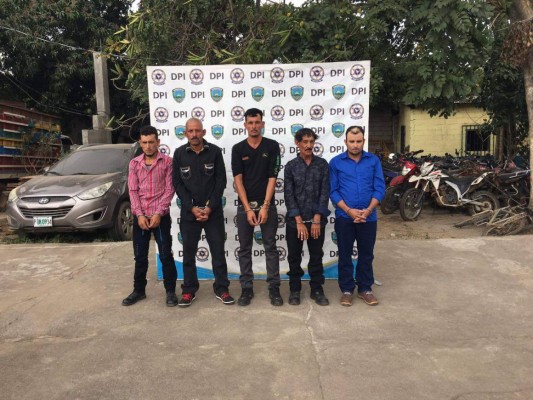 Desarticulan banda de presuntos sicarios 'Los Antúnez' en Olancho