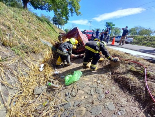 Una persona muerta y otra herida deja accidente de tránsito en Juticalpa, Olancho