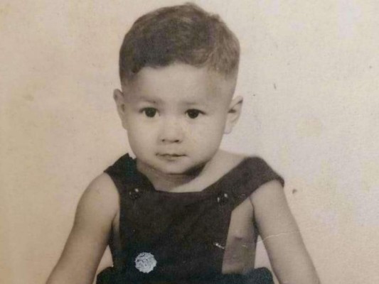 Carlos Lanza en los inicios de su vida, con apenas tres años de edad. Foto: Cortesía