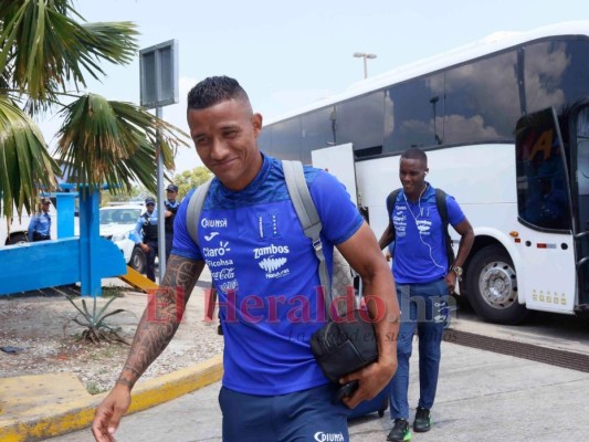 Así fue la salida de la Selección de Honduras a Paraguay