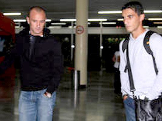 Palomo y Bica viajaron a Uruguay tristes por no lograr el título